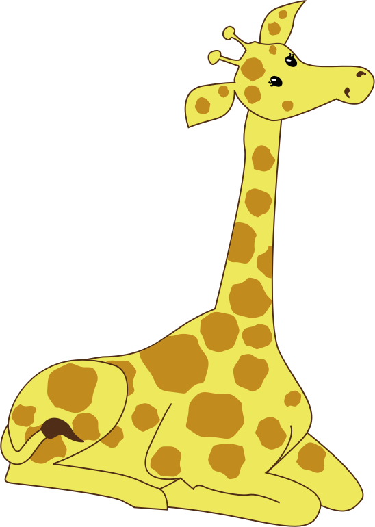 cartoon giraffe clipart free - photo #7