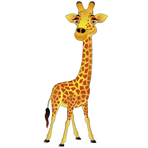 free black and white giraffe clipart - photo #16