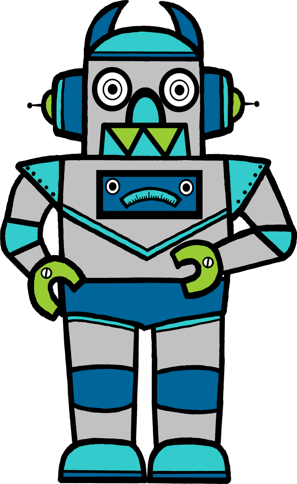 toy robot clipart - photo #4