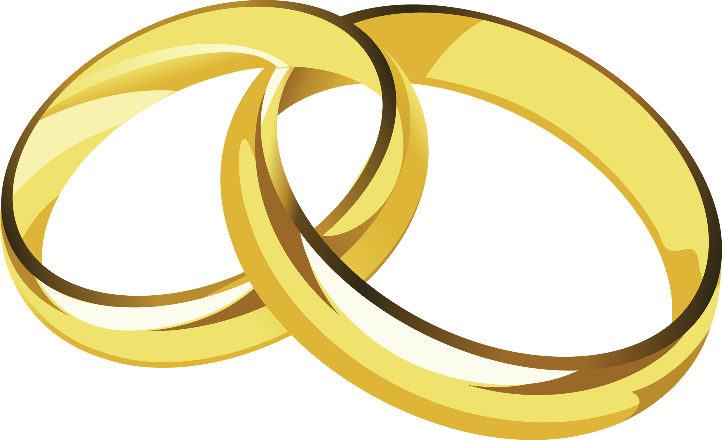 linked wedding rings clipart - photo #2