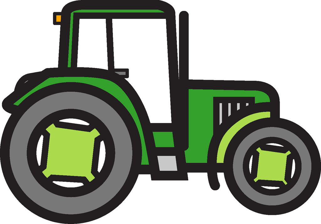 vintage tractor clipart - photo #48