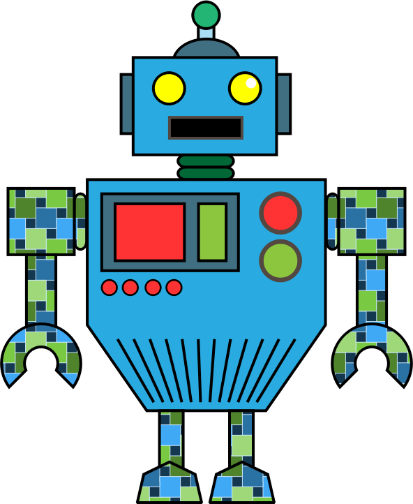free animated robot clipart - photo #45