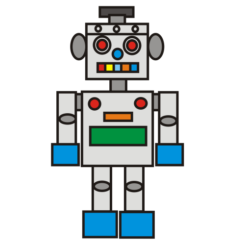 free animated robot clipart - photo #41