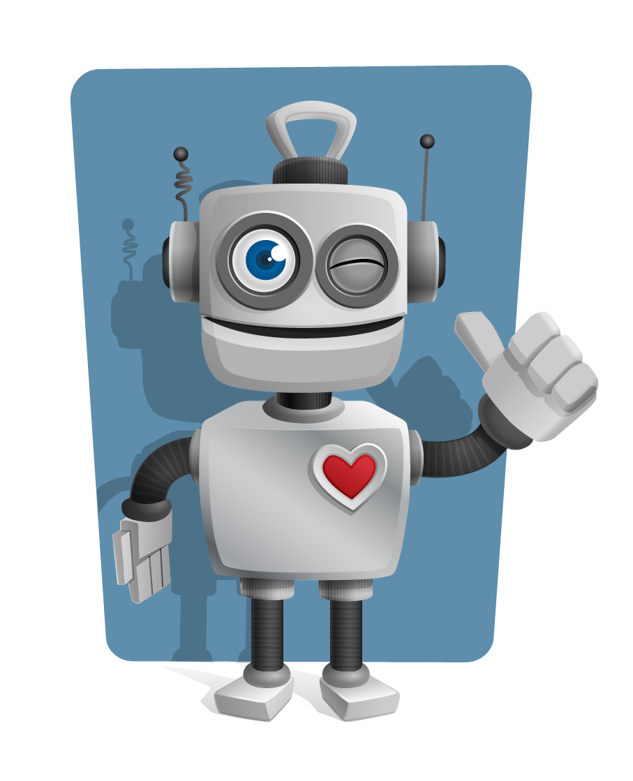 animated robot clipart - photo #12