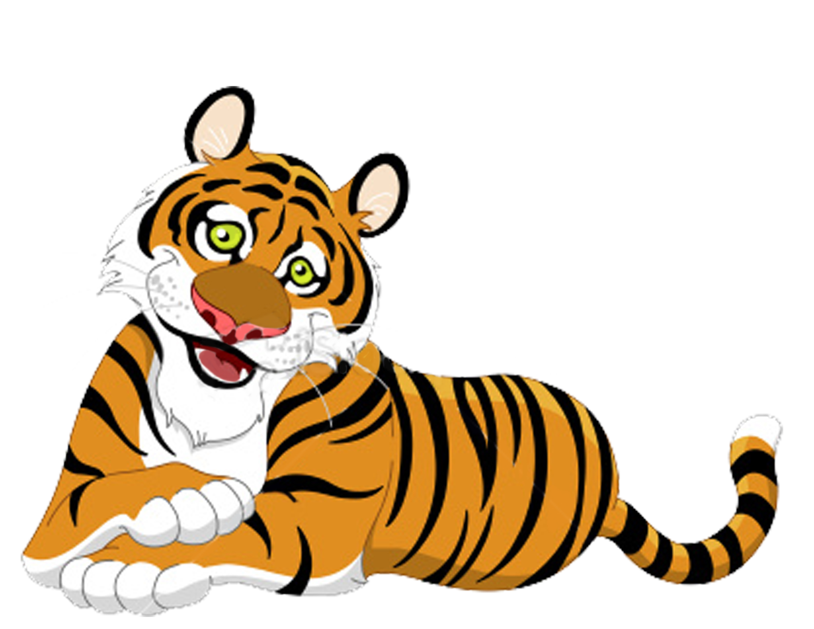 cute tiger clipart free - photo #13