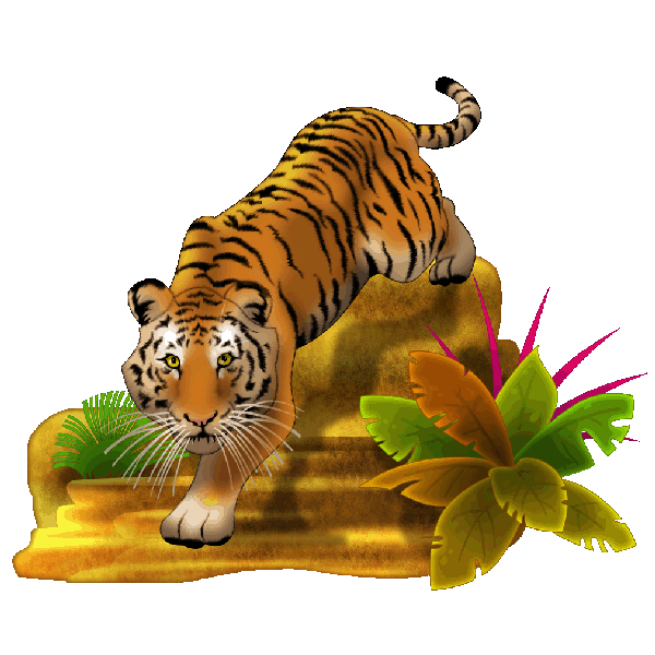 free cartoon tiger clipart - photo #16