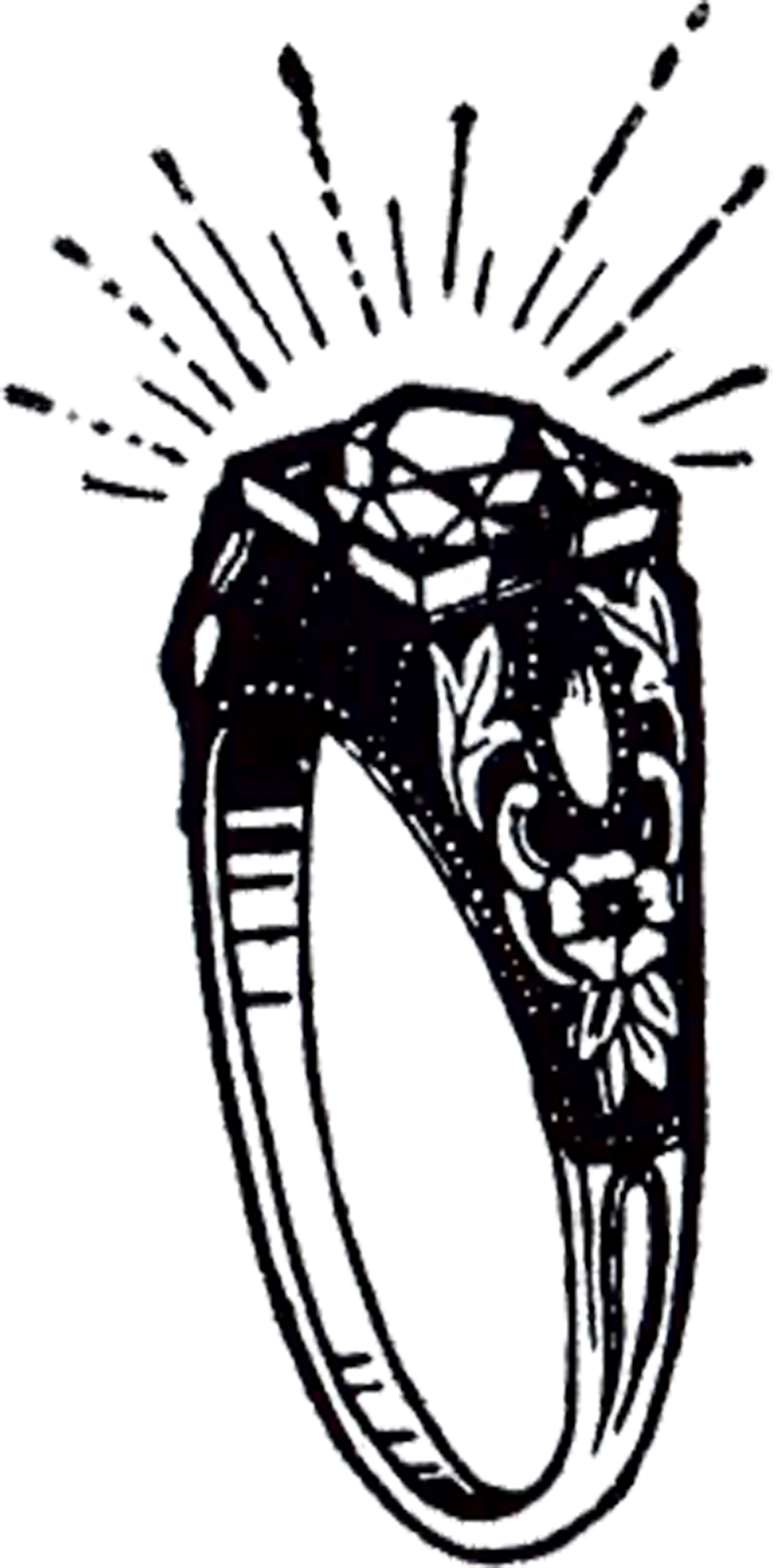 ring clipart black and white - photo #49