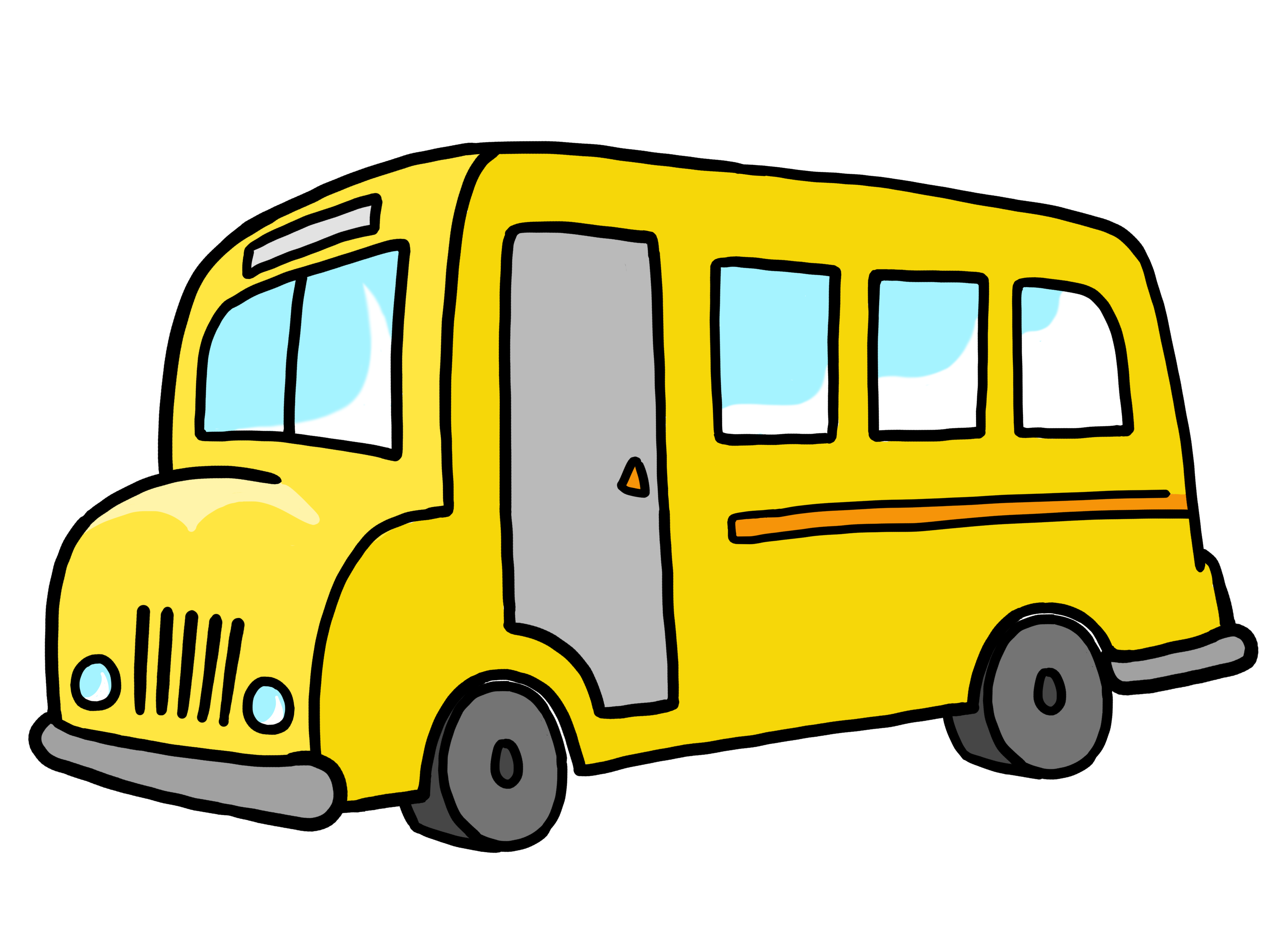 clip art of cartoon bus - photo #1