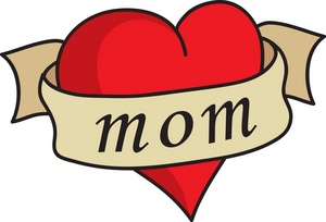 free black and white mother's day clip art - photo #25