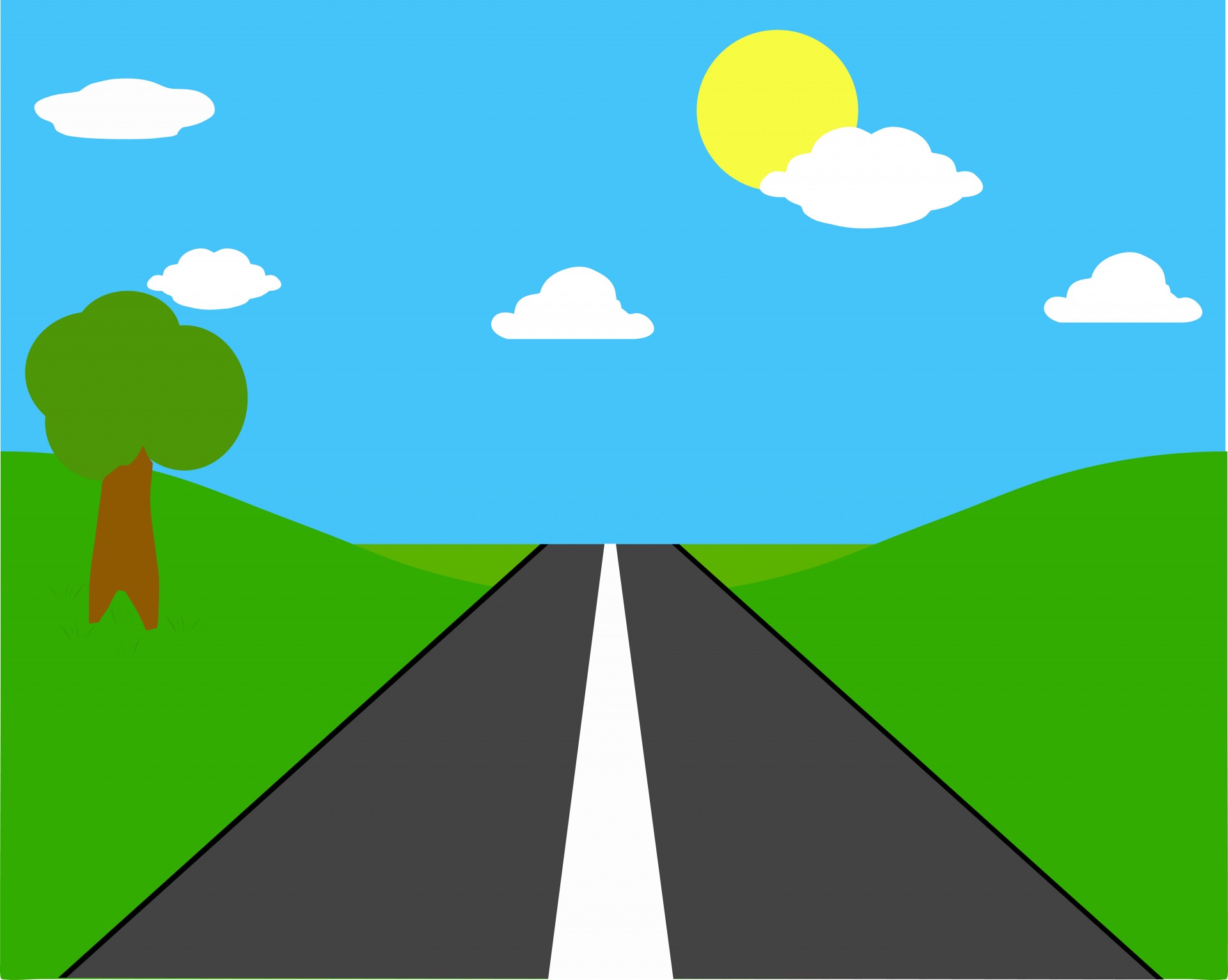 clipart pictures of roads - photo #31