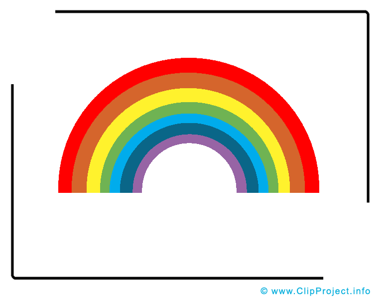 clipart rainbow - photo #33