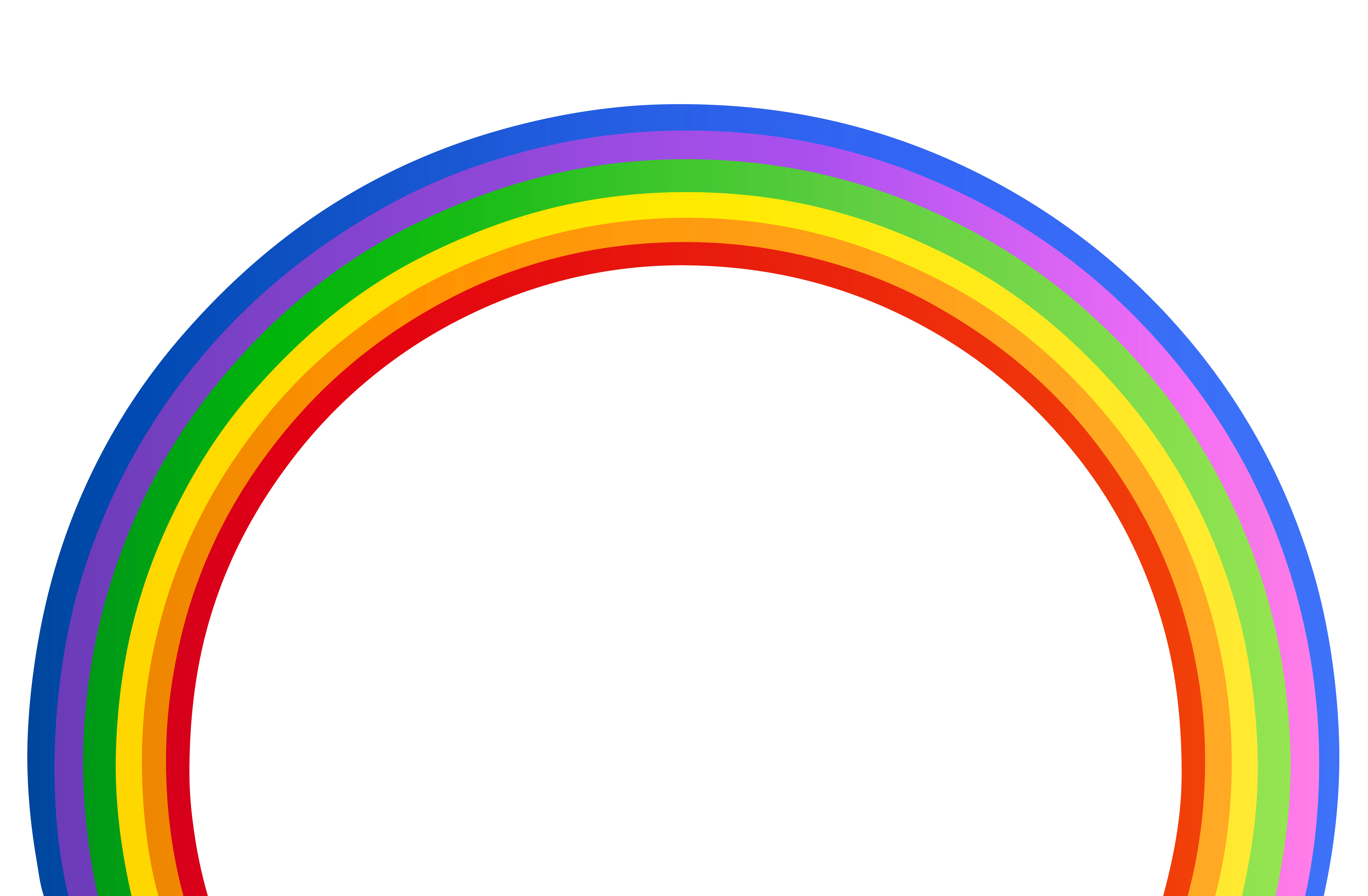 rainbow clipart transparent - photo #1