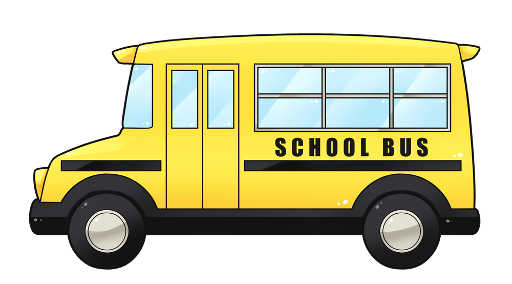 clipart school bus black and white - photo #22
