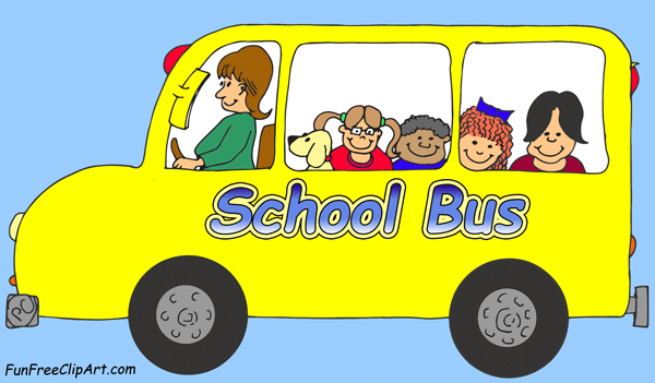 free clipart of school buses - photo #34