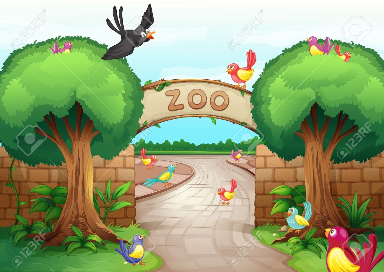 zoo cartoon clipart - photo #9
