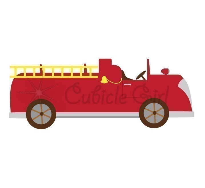clipart fire truck pictures - photo #44