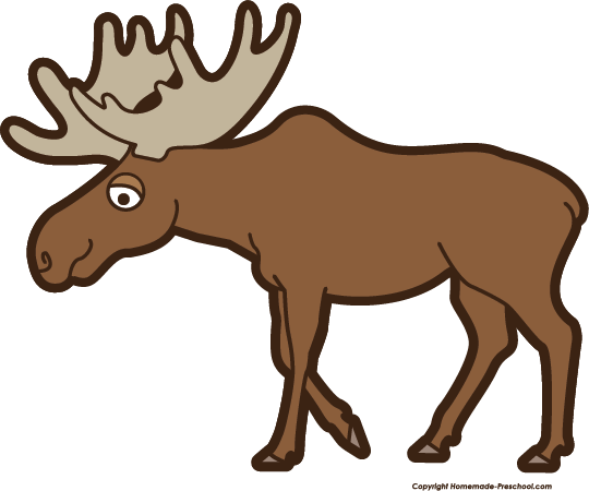 free clip art cartoon moose - photo #8
