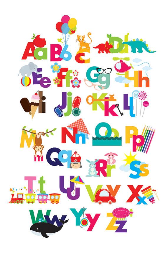 kindergarten alphabet clipart - photo #3