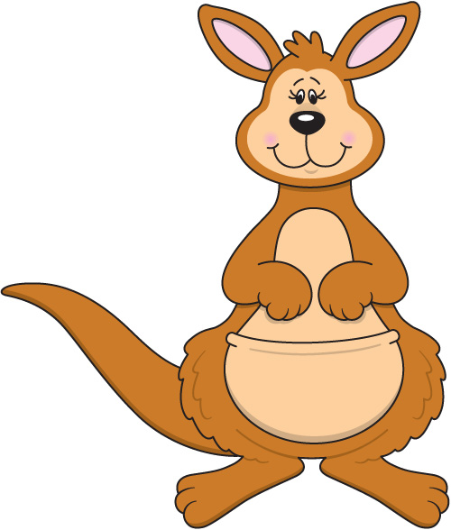 kangaroo vector clipart - photo #31