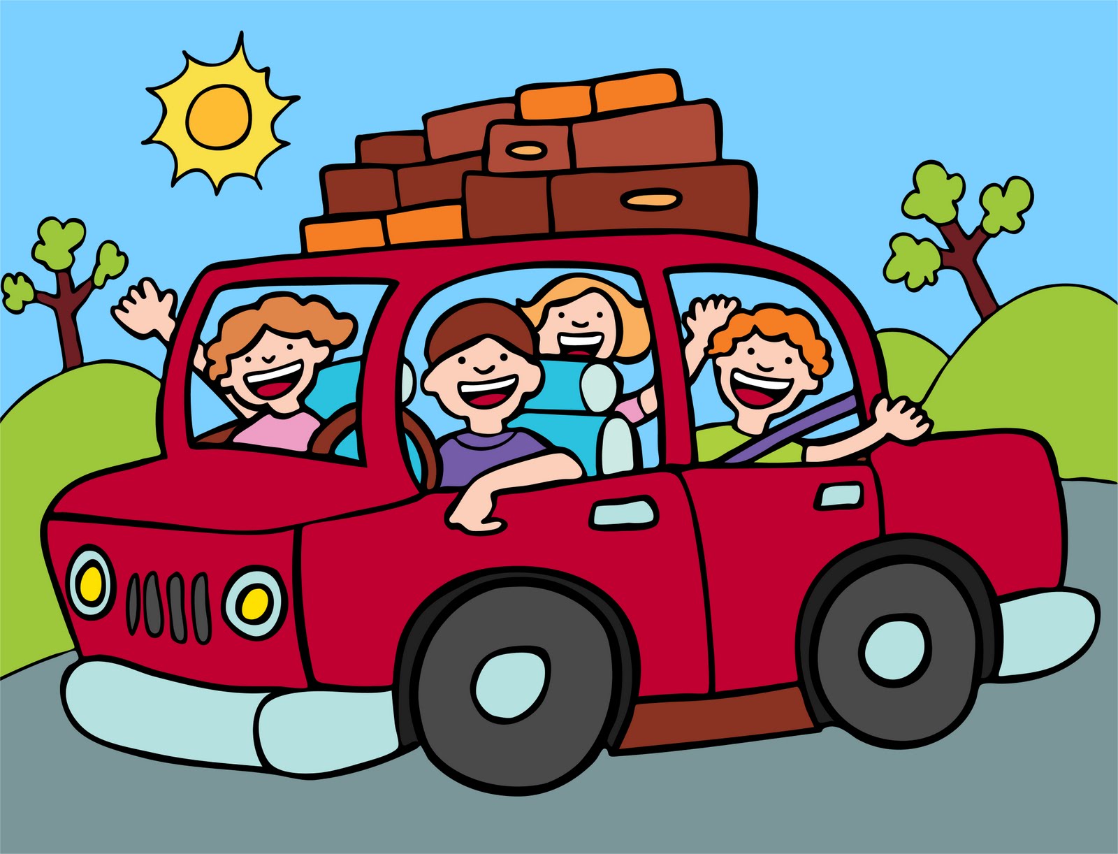 Family car travel clipart kid - Cliparting.com