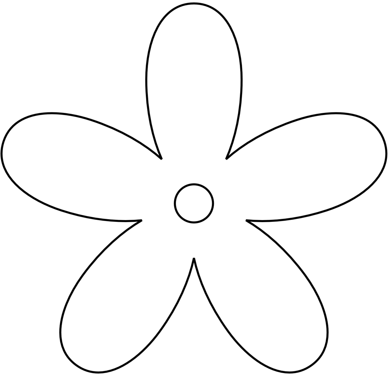 free clipart black and white flowers - photo #27