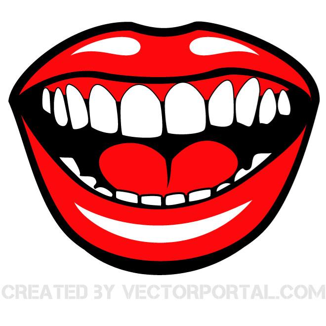 mouth clipart black and white free - photo #37