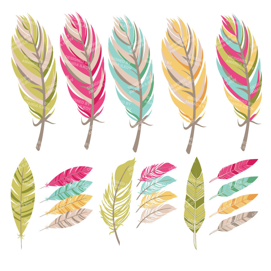 free feather clip art graphics - photo #24