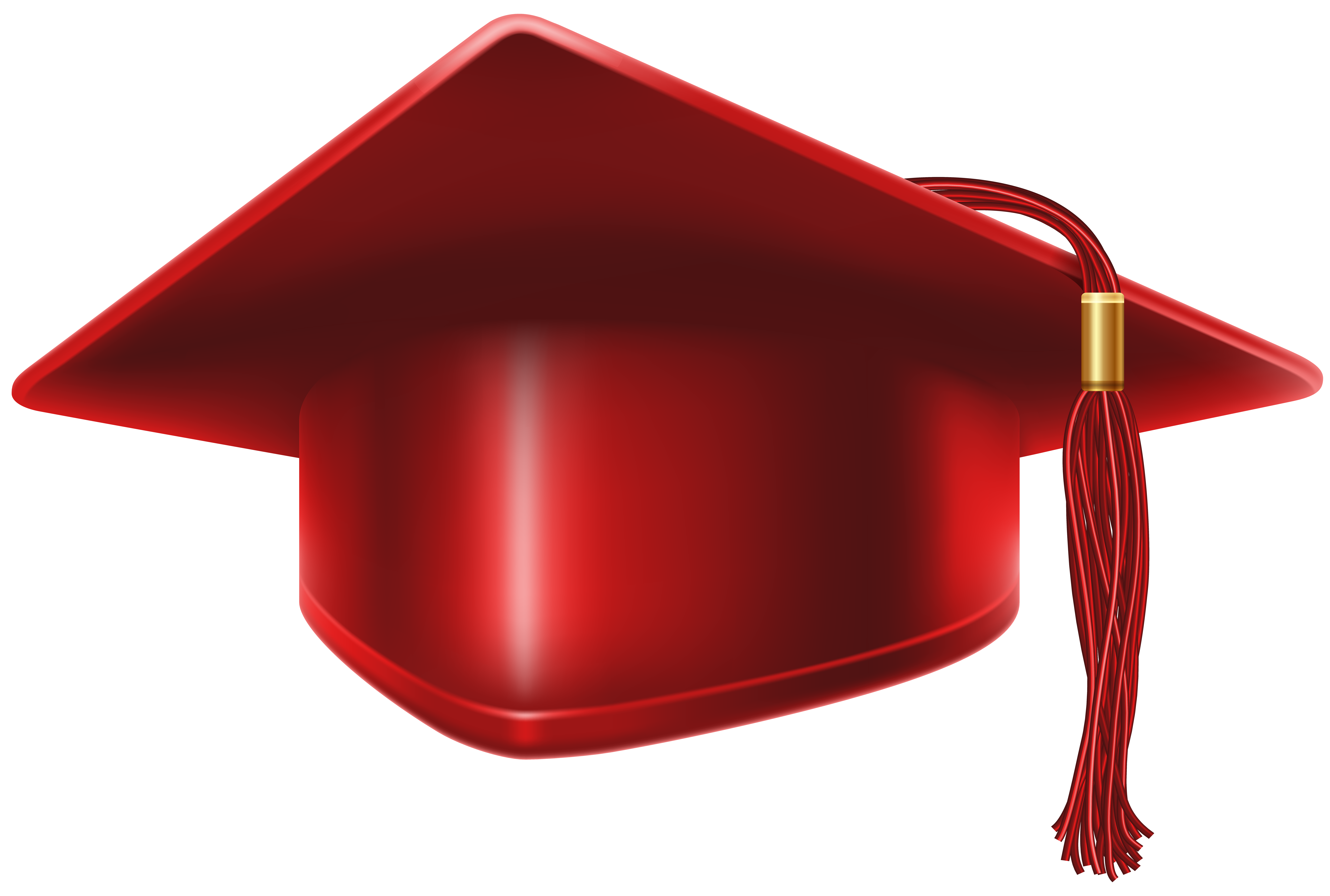 free red graduation cap clipart - photo #19