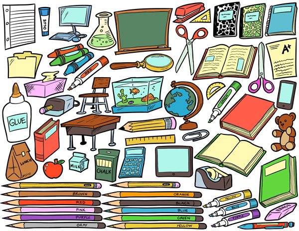 free clipart pictures of school supplies - photo #27