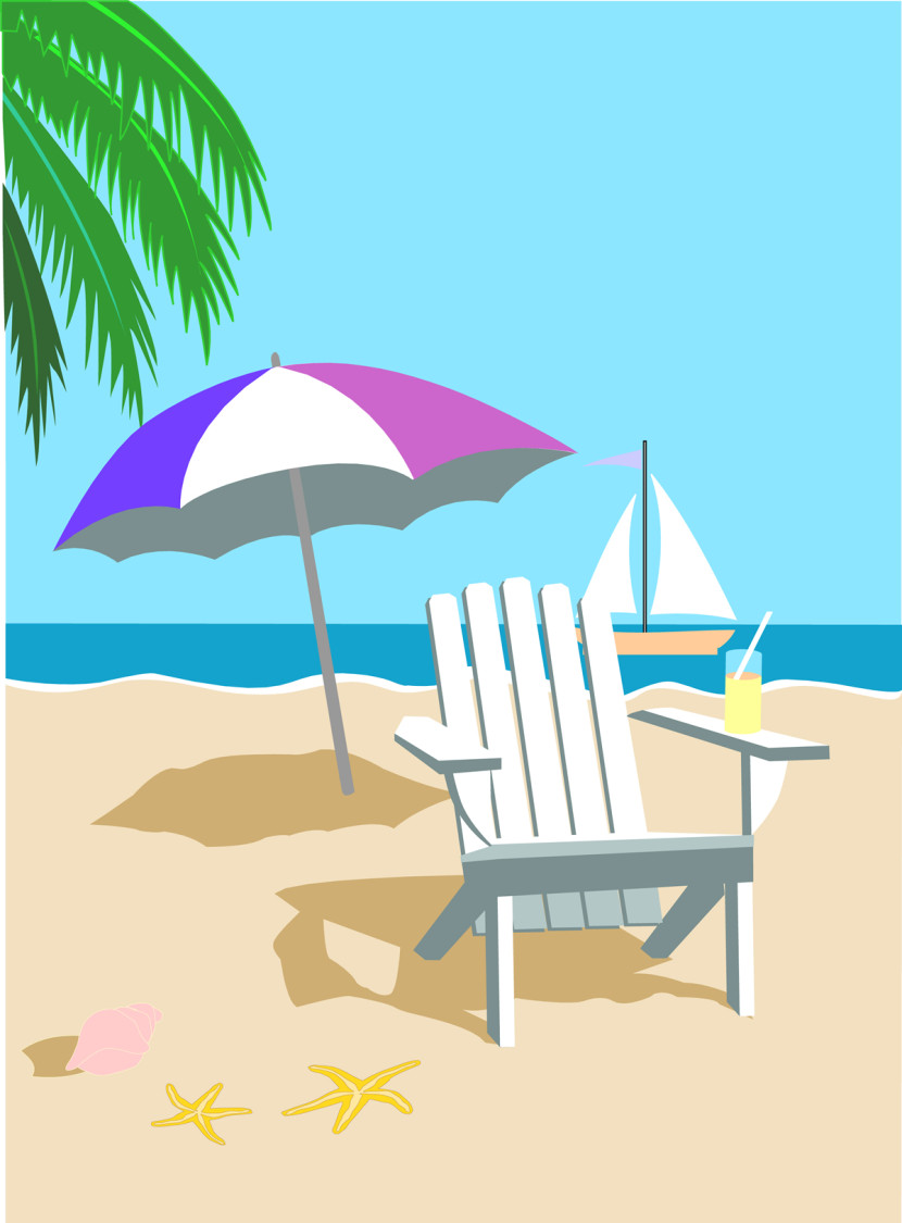 clipart of summer vacation - photo #7
