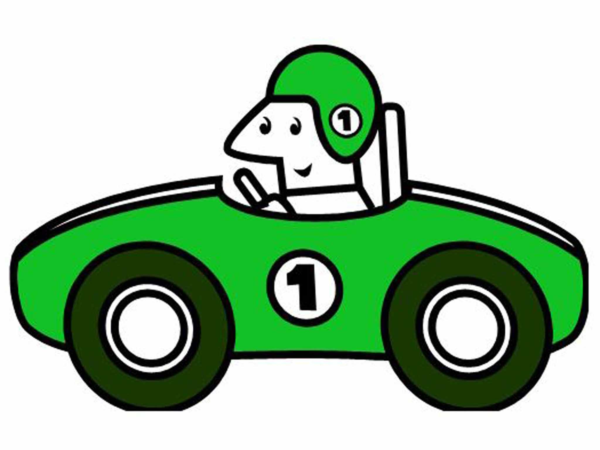 free clipart cartoon race cars - photo #10