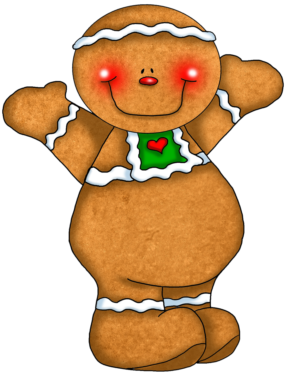 gingerbread boy and girl clipart - photo #46