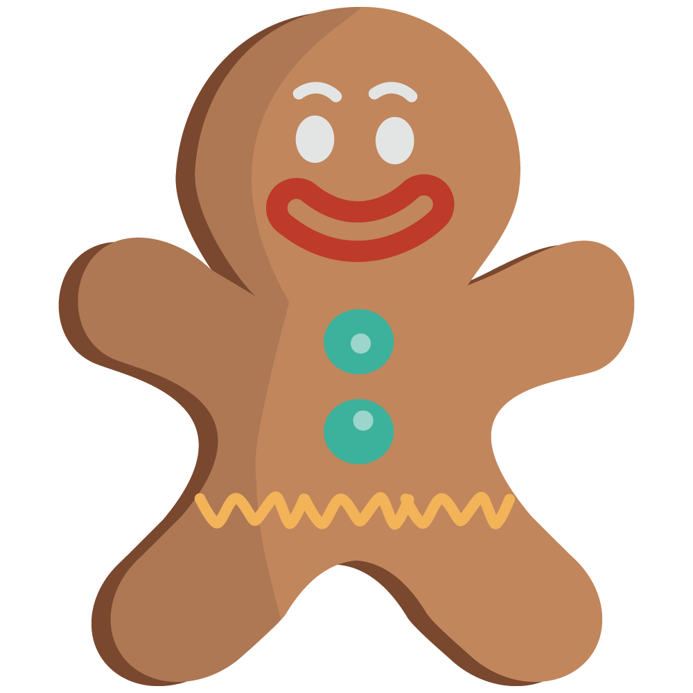 christmas gingerbread man clipart - photo #40