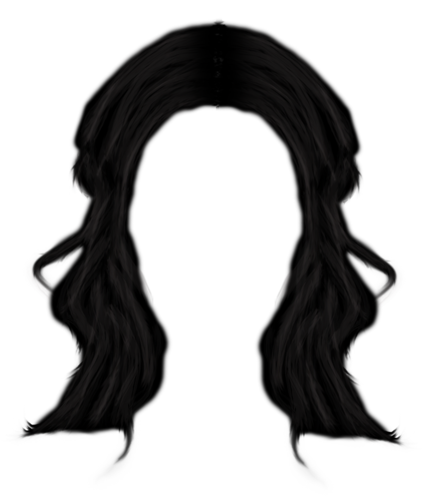 clipart girl with black hair - photo #32