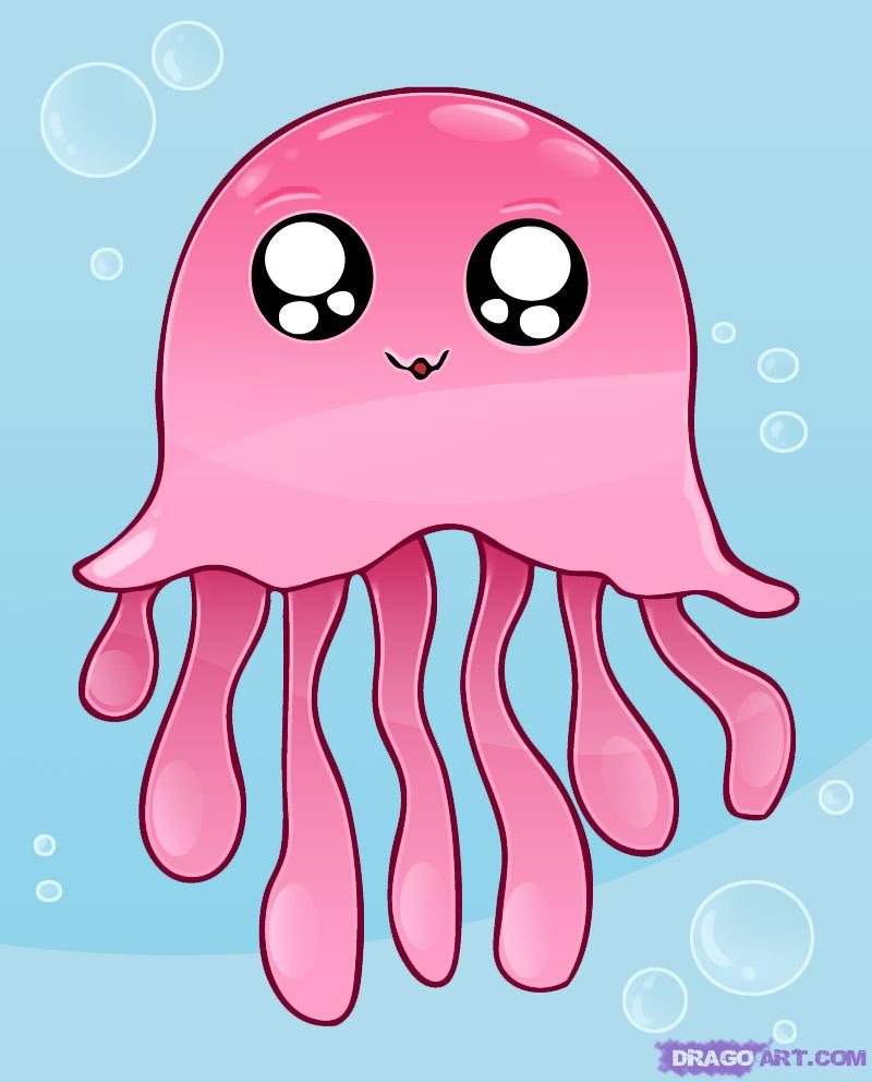 cartoon jellyfish clipart - photo #23