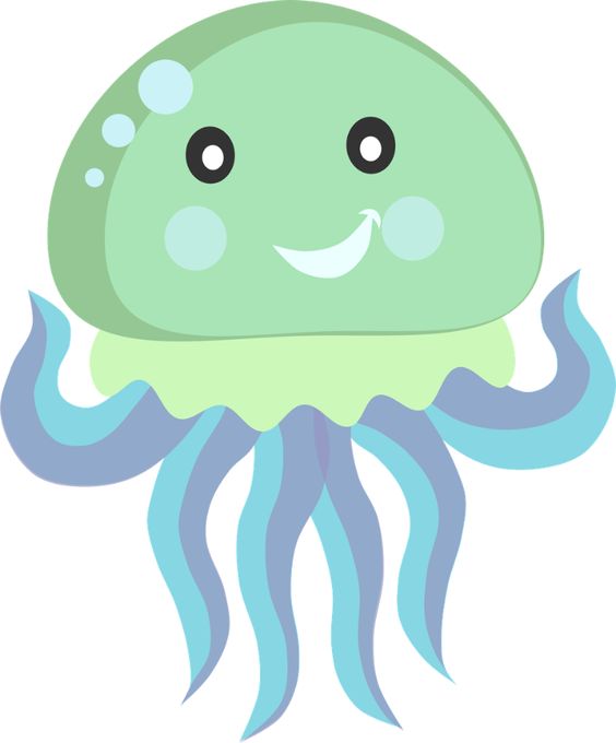 cartoon jellyfish clipart - photo #33