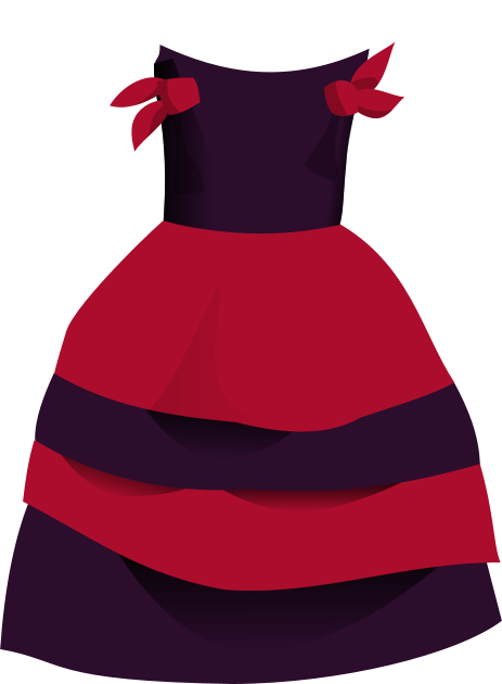 red dress clipart - photo #10