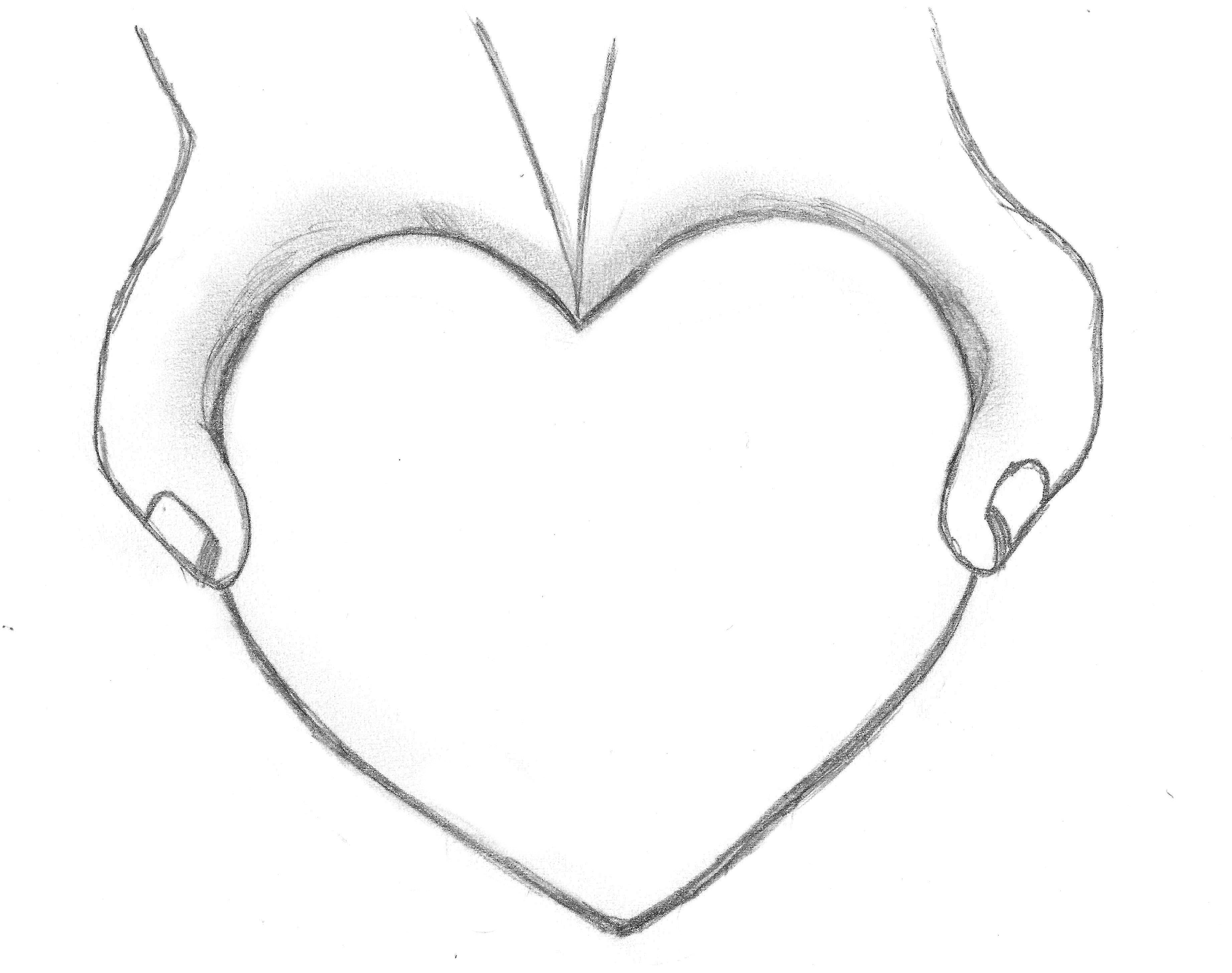Heart drawings for your boyfriend love you in pencil jpg ...