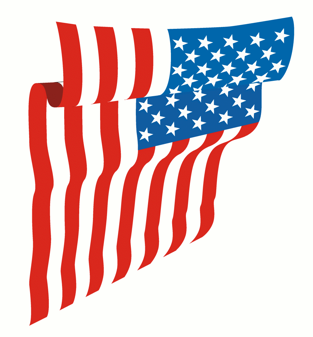 American flag clip art clipart