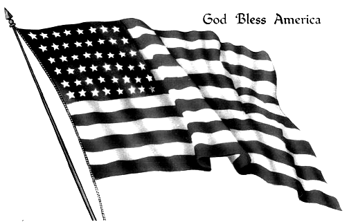 American flag clipart 2 clipartcow
