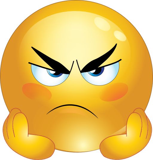 Angry smiley face emoticons clipart autism smileys