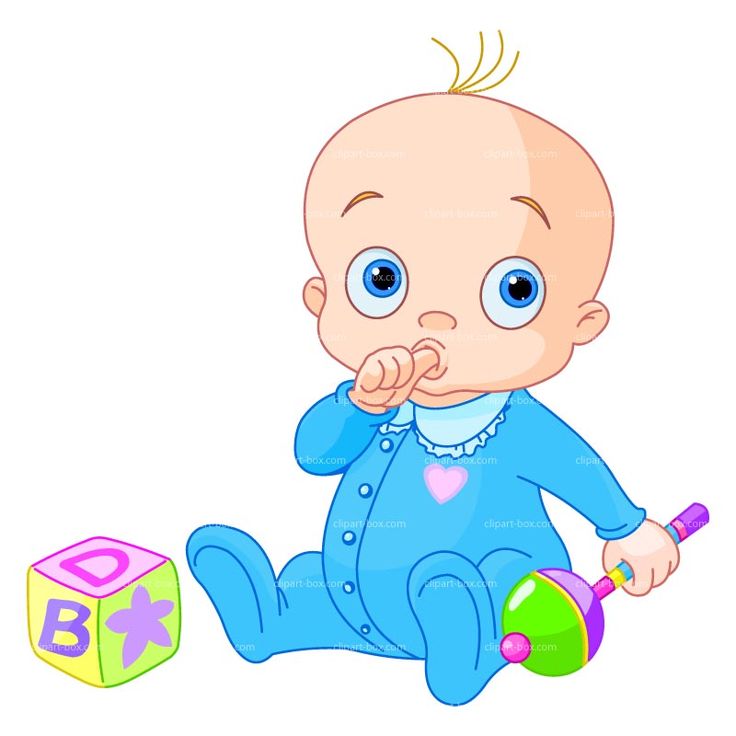 Baby christmas clipart clipart baby boy with toys free