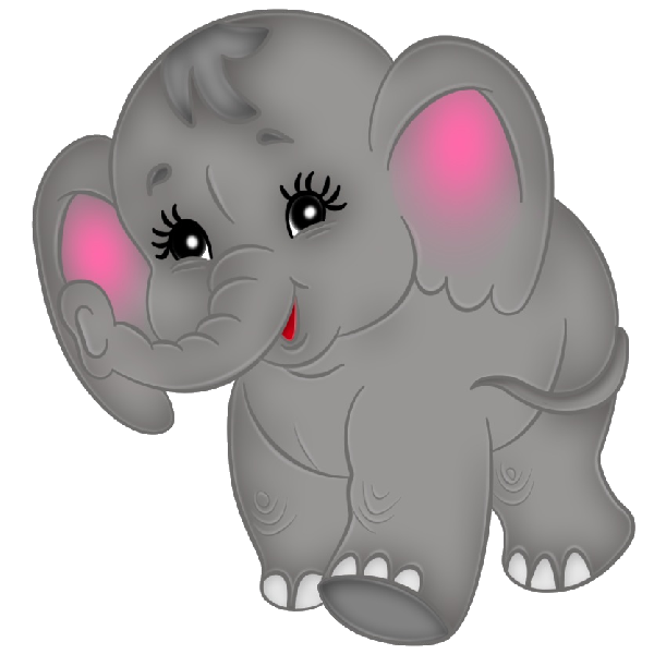 Baby elephant clipart 2
