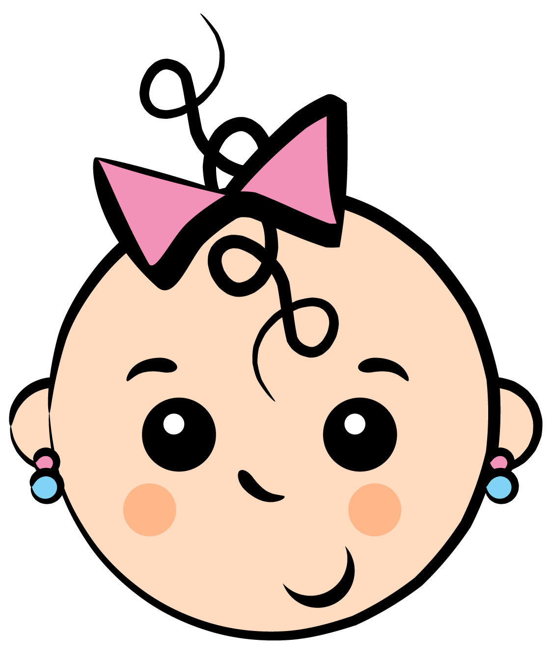 Baby girl free girl baby shower clip art free vector for free 3