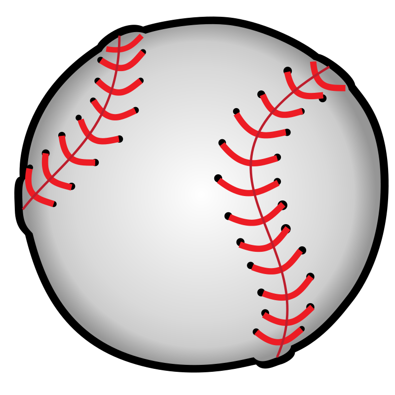 Baseball ball clipart free clipart images