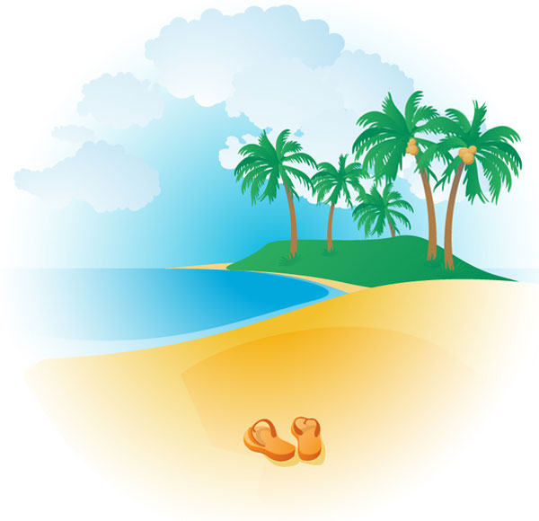 Beach clipart free clipart images clipartcow 5