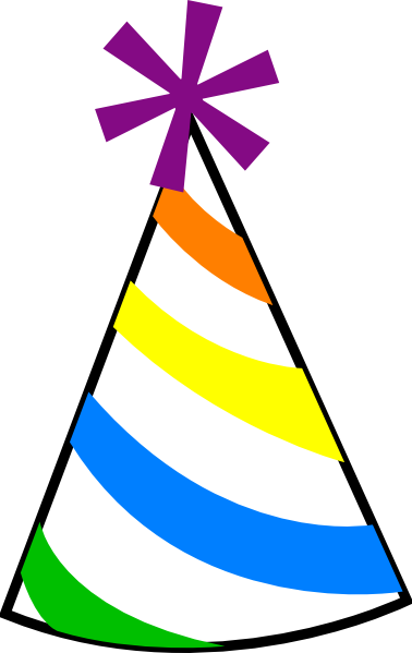 Birthday hat clipart 2