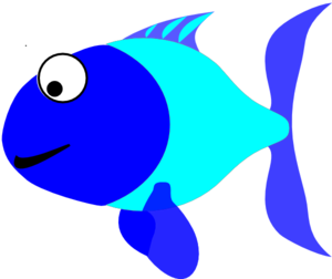 Blue fish clip art free clipart images 3