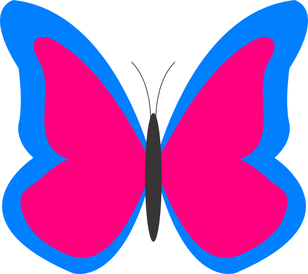 Butterfly outline clipart free clipart images