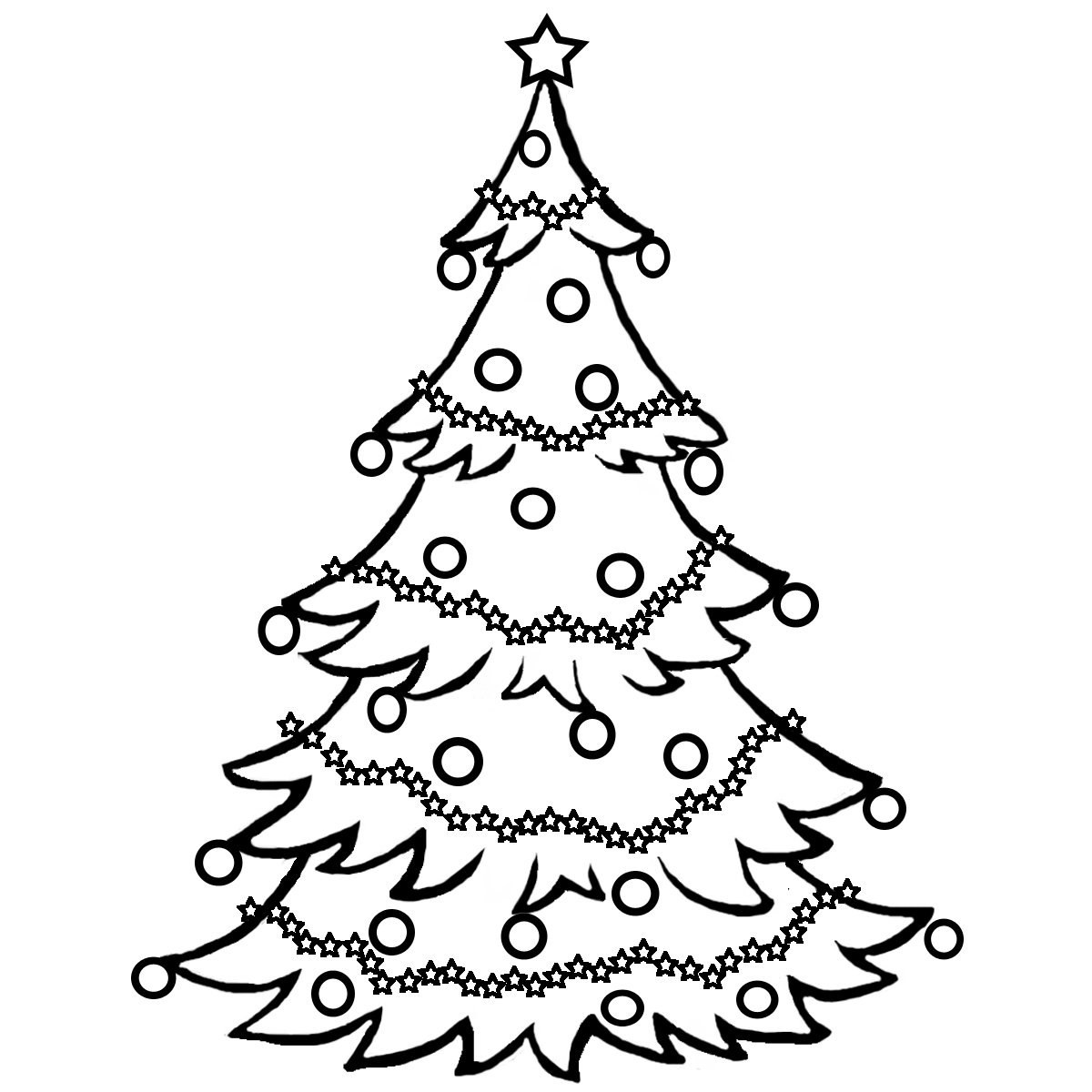Christmas tree clip art watermark free clipart
